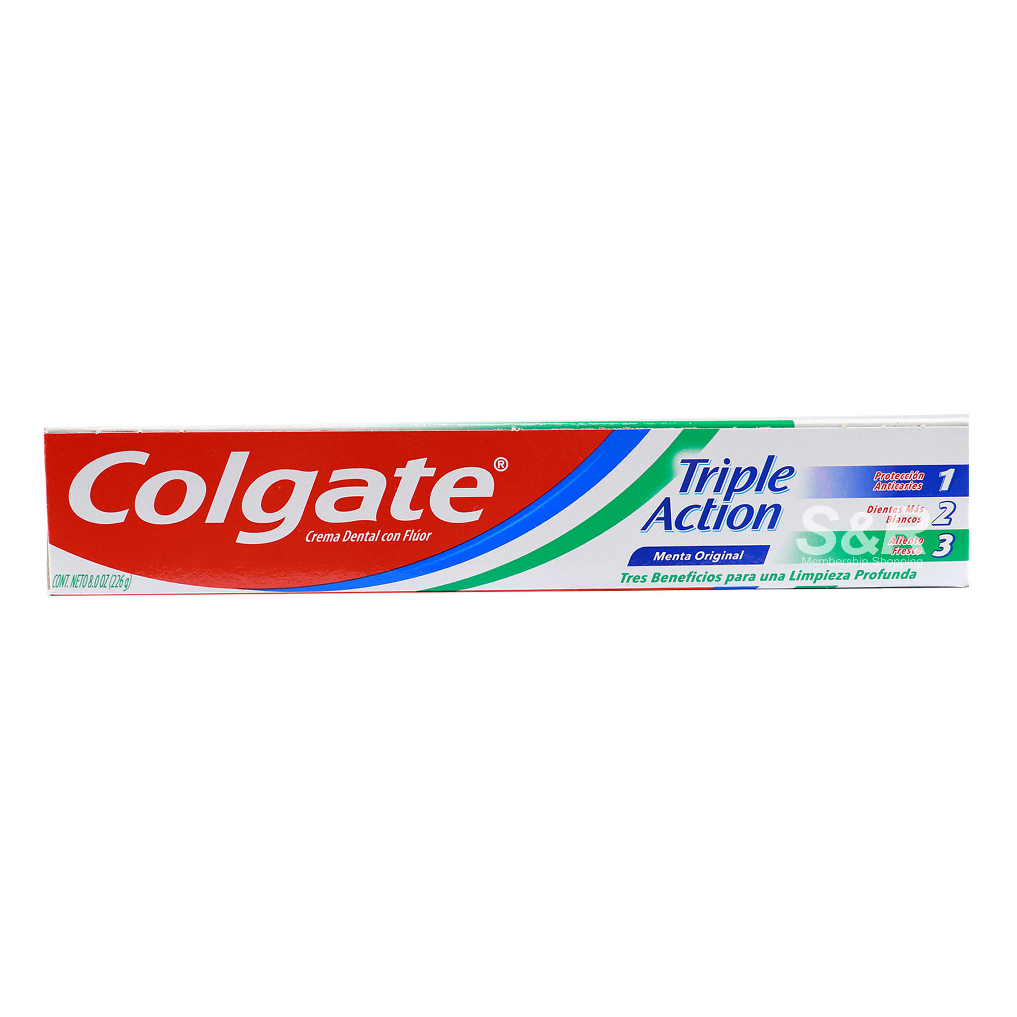 Colgate Triple Action Fluoride Toothpaste 226g